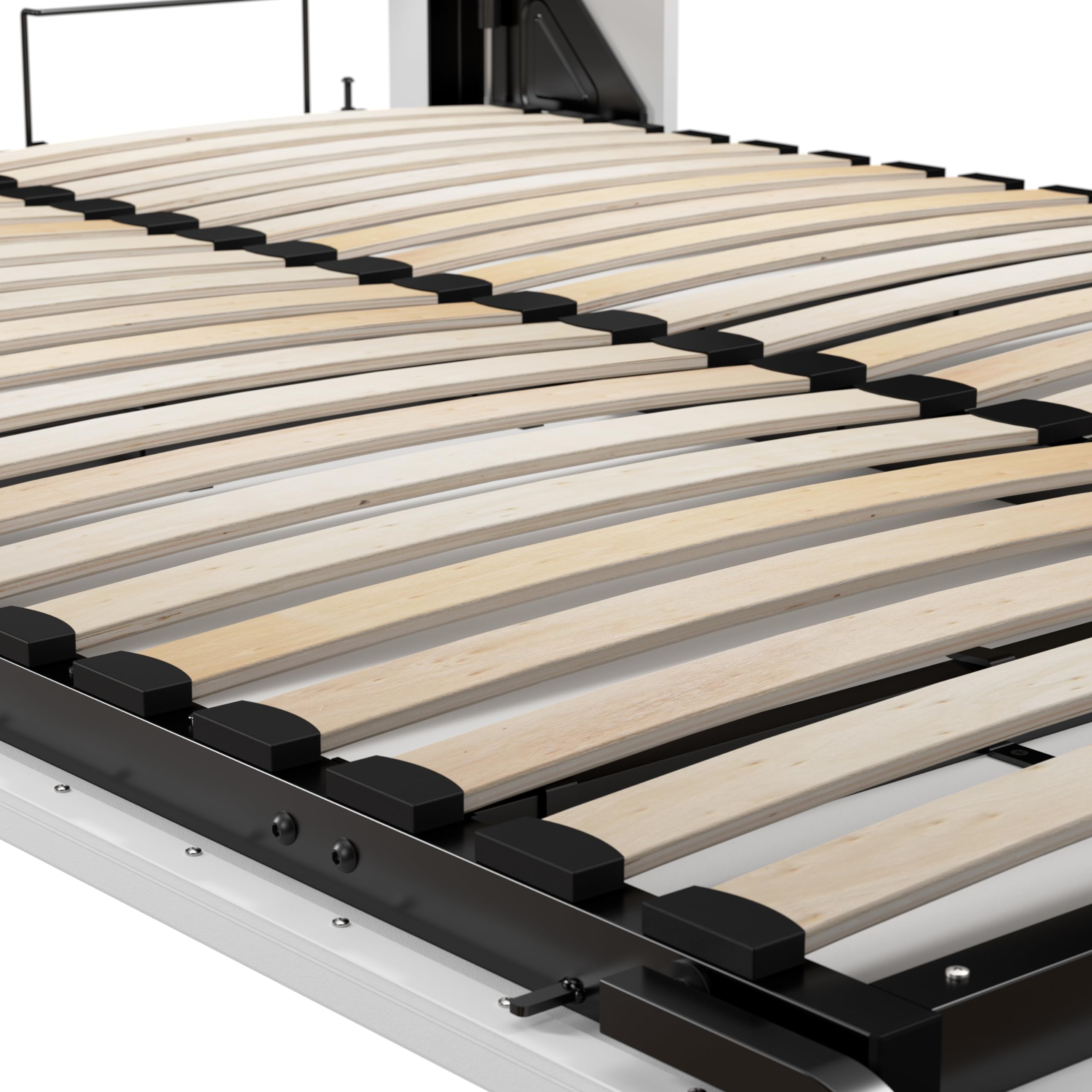 White Full WALL BED-06
